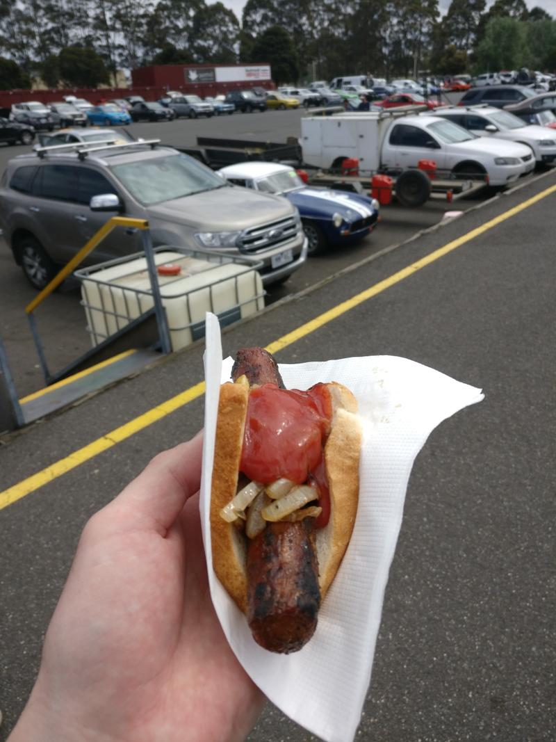 Was pretty hungover, swore black and blue if I couldn’t get a our I’d get nothing. It’s all I wanted.Couldn’t say no to a snag in the end